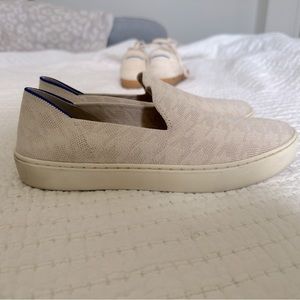 Rothy’s The Original Slip On Sneaker Ivory Houndstooth